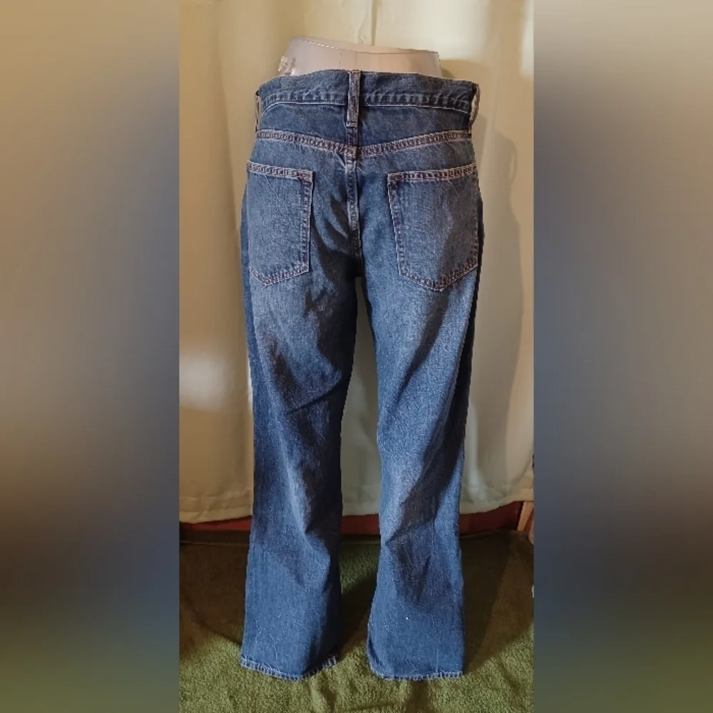 Old Navy Loose Fit Basic Medium Wash Men's Classic Blue Jeans 31x32